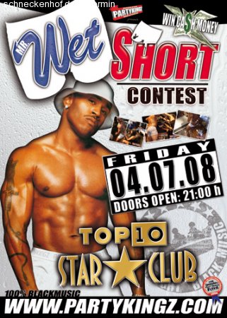 PARTYKINGZ' MR WET SHORT Werbeplakat