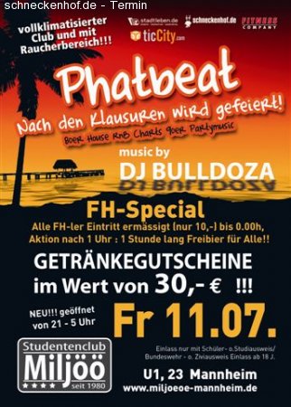 Phatbeat Party Werbeplakat