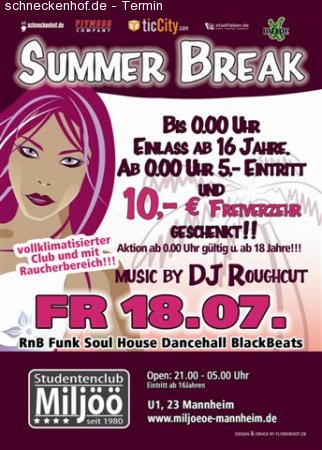 Summer Break Werbeplakat