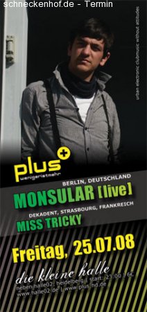 monsular [live] & miss tricky Werbeplakat