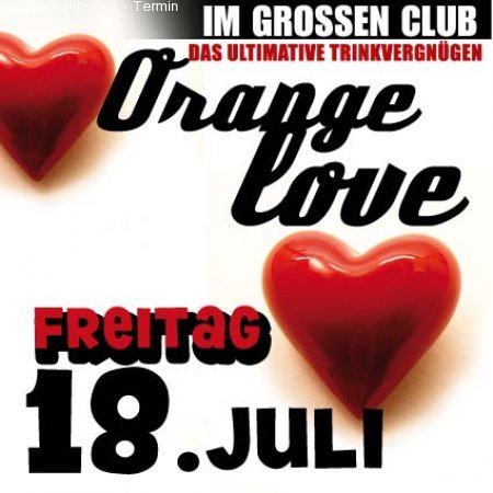 Orange Love Werbeplakat