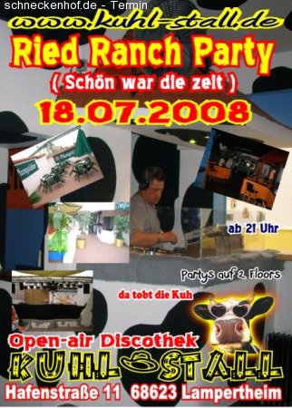 Ried Ranch Party Werbeplakat