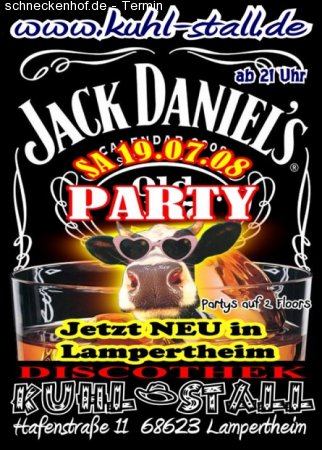 Jack Daniel's Party Werbeplakat