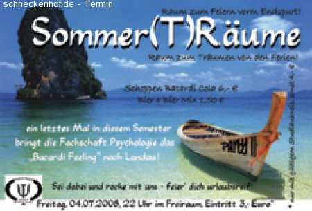 Sommer(t)räume Werbeplakat