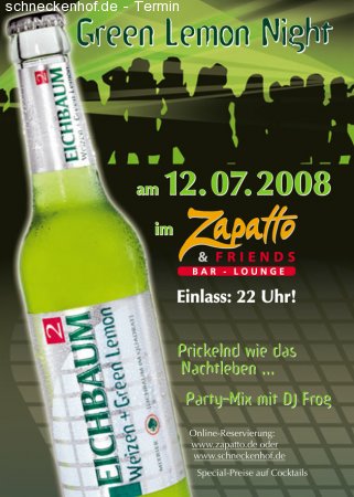 Eichbaum²-Green Lemon Night Werbeplakat