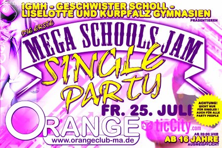 Mega Schools Jam - Single Part Werbeplakat