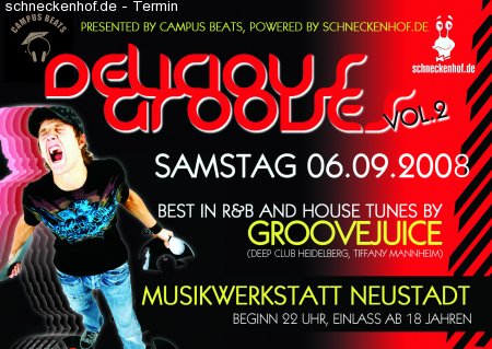 Delicious Grooves Vol. II Werbeplakat