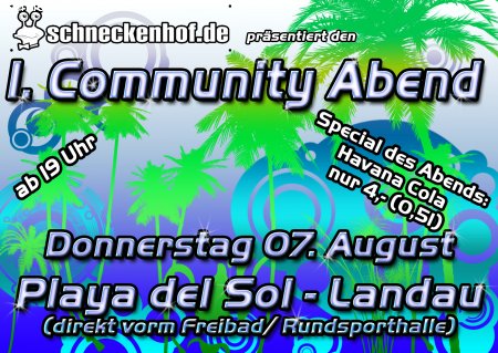 Community Treffen *UPDATE* Werbeplakat