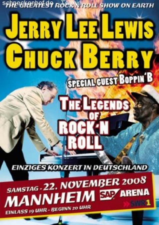 Chuck Berry & Jerry Lee Lewis Werbeplakat