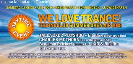 Technoclub Summer Open Air Werbeplakat