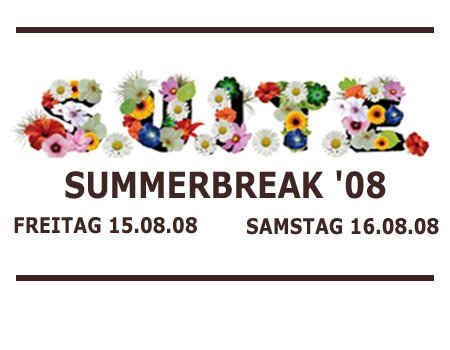 S.u.i.t.e Summerbreak 08 Werbeplakat