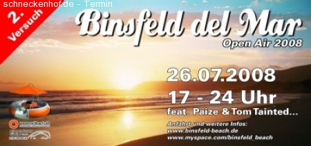 Binsfeld Beach Werbeplakat