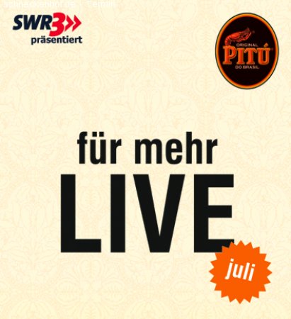 Für mehr Live.... Werbeplakat