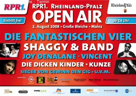 Rheinland-Pfalz OpenAir Werbeplakat