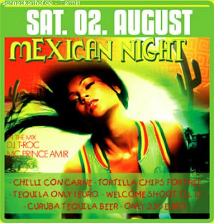 Mexican Night Werbeplakat