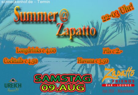 summer@zapatto Werbeplakat