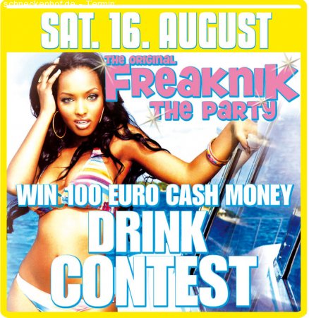 The original Freaknik Party Werbeplakat