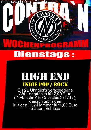 High End Werbeplakat