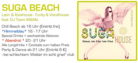 Suga Beach Werbeplakat