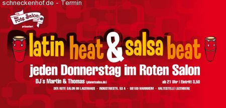 Latin Heat & Salsa Beat Werbeplakat