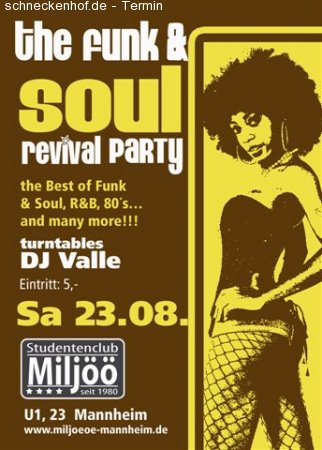 The Funk & Soul Revival Party Werbeplakat
