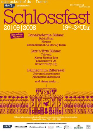 Schlossfest 2008 Werbeplakat