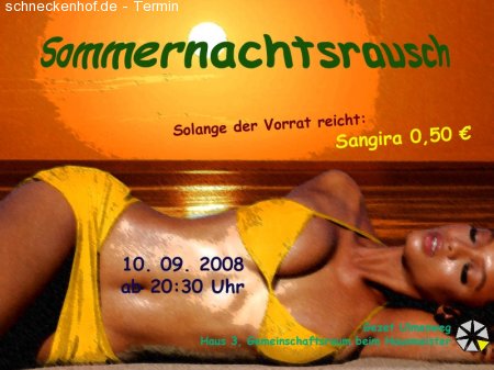 Sommernachtsrausch Werbeplakat