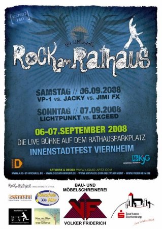 Rock am Rathaus Werbeplakat