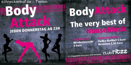 BodyAttack Werbeplakat