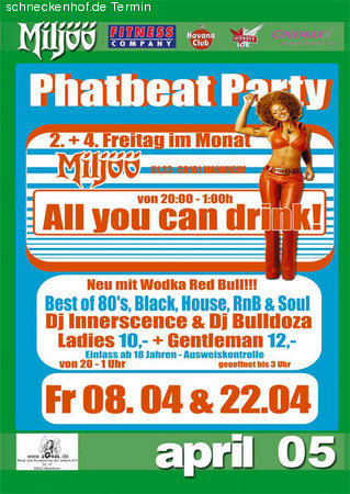 Phatbeat Party - AYCD Werbeplakat