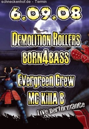Drum and Bass Selection Werbeplakat