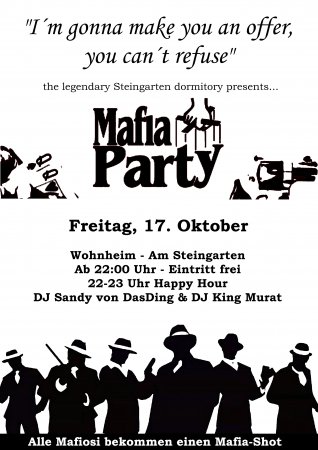Mafia Party Werbeplakat
