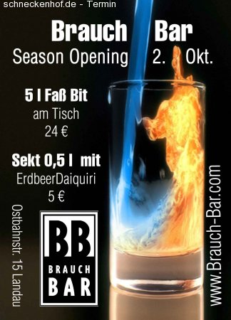 Season Opening in der BB Werbeplakat