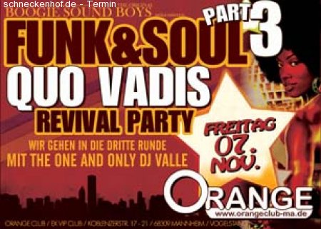 funk & soul - quo vadis - revi Werbeplakat