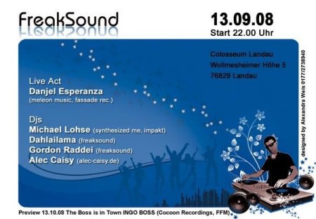 FreakSound @ Colosseum Landau Werbeplakat