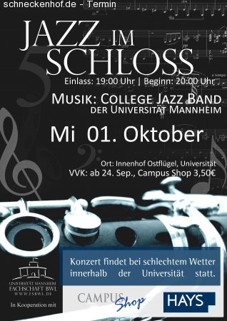 Jazz im Schloss Werbeplakat