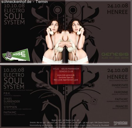 Electrosoul System @ Genesis Werbeplakat