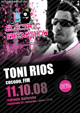 Electric freak Show - TONI RIO Werbeplakat