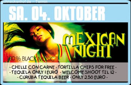Mexican Night Werbeplakat