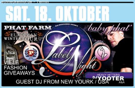 Phat Farm&Baby Phat Labelnight Werbeplakat