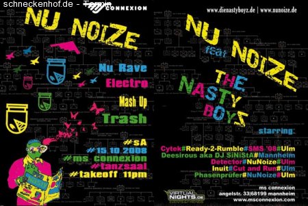 NuNoize 80s/90s+Electro MashUp Werbeplakat