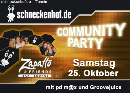 Community Party! Werbeplakat