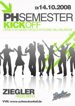 PH-Semester Kick Off Werbeplakat