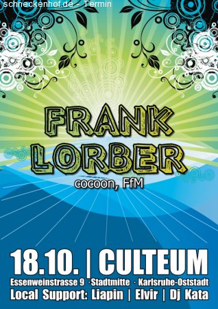 FRANK LORBER @ CULTEUM Werbeplakat