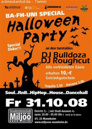 Halloween Party Werbeplakat