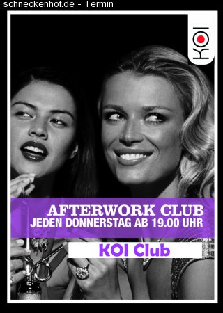 Afterwork Club Werbeplakat
