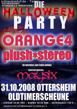 Die Halloween Party Werbeplakat