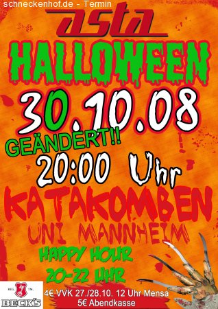 Halloween Party Werbeplakat