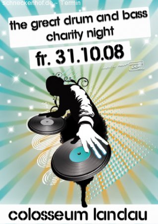 The Great DnB Charity Night Werbeplakat