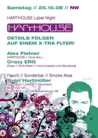 Harthouse Label Night @ Katapu Werbeplakat